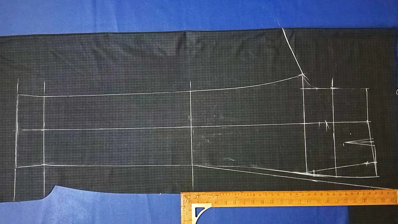 Men's No Pleat Front Pant Cutting | Pant Cutting Full Tutorial in Hindi | नो प्लेट पैंट कटिंग सीखें