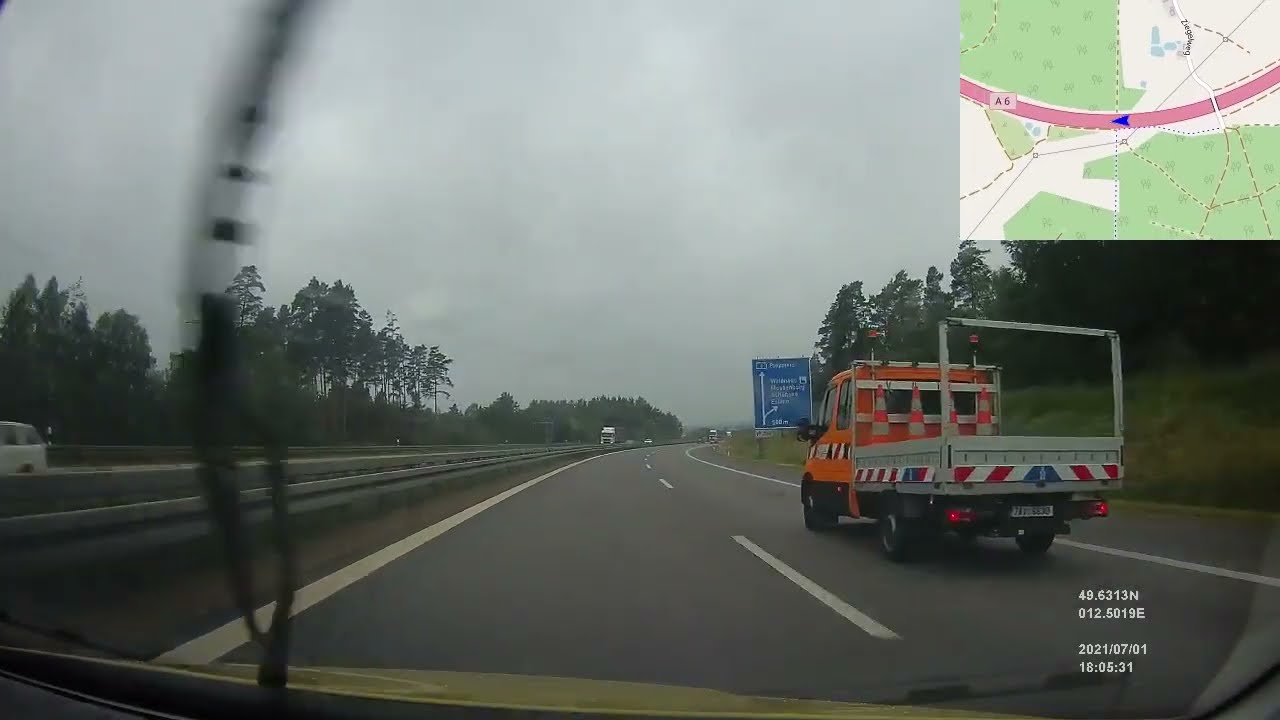 Германия. Автомагистраль A6, Вайдхаус &mdash; Оберпфяльцер-Вальд, 2021, 1x
