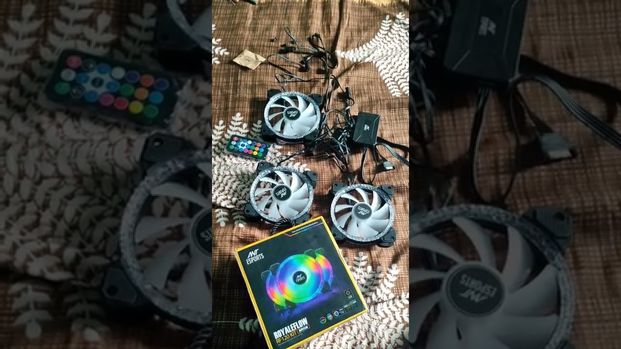 RGB Fan | CPU Cooling Fan | RGB PC Fan | Color Fan | #Amazon # with Remote
