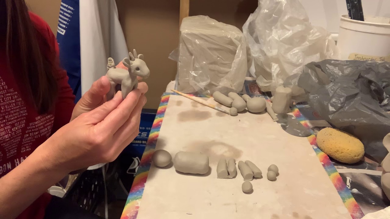 How to build a clay goat