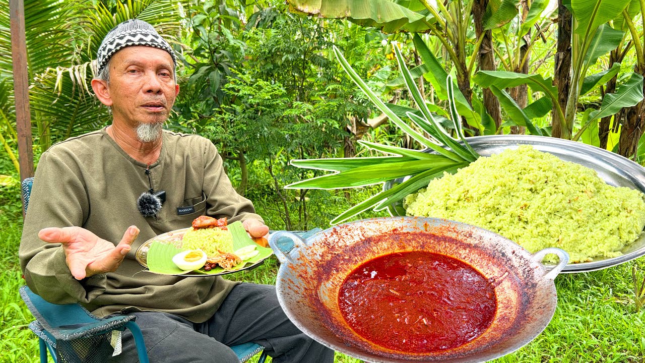 NASI LEMAK PANDAN & Sambal Sotong Untuk anak Yatim & Asnaf
