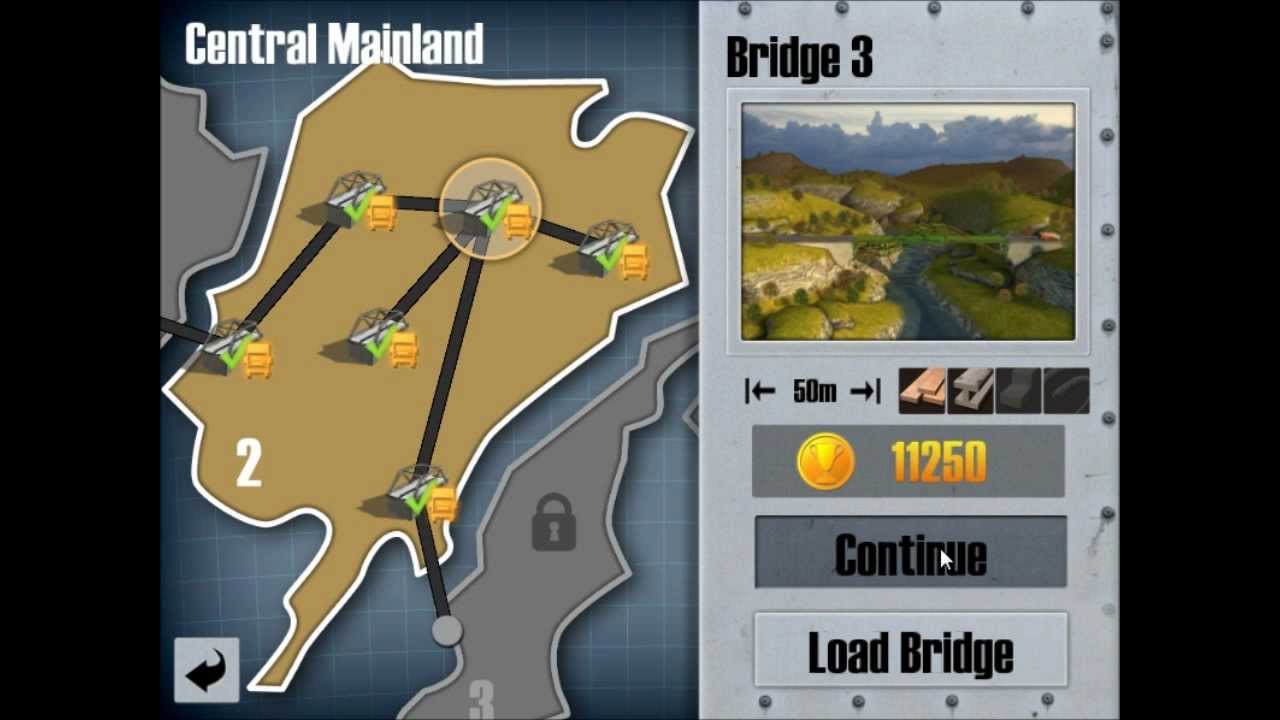 Bridge Constructor 100% Walktrough