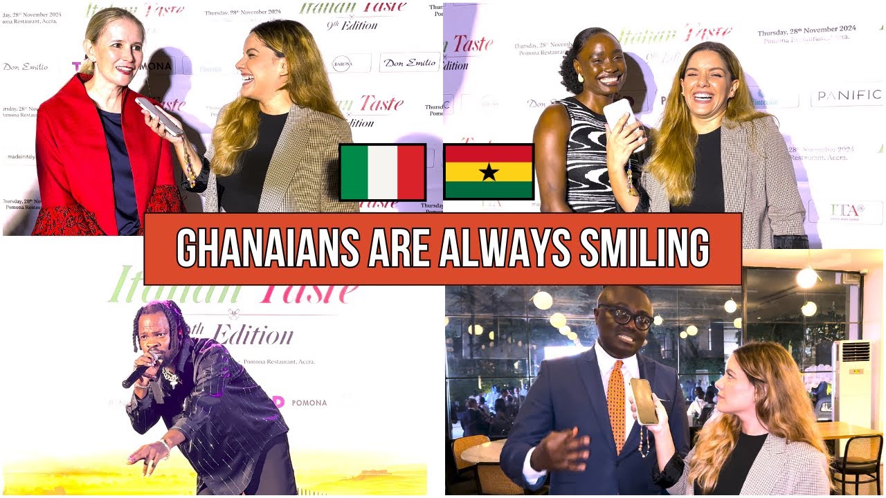 ITALIANS Living In Ghana & Ghanaians Celebrate Italian Food With Live Performance By FAMAYE