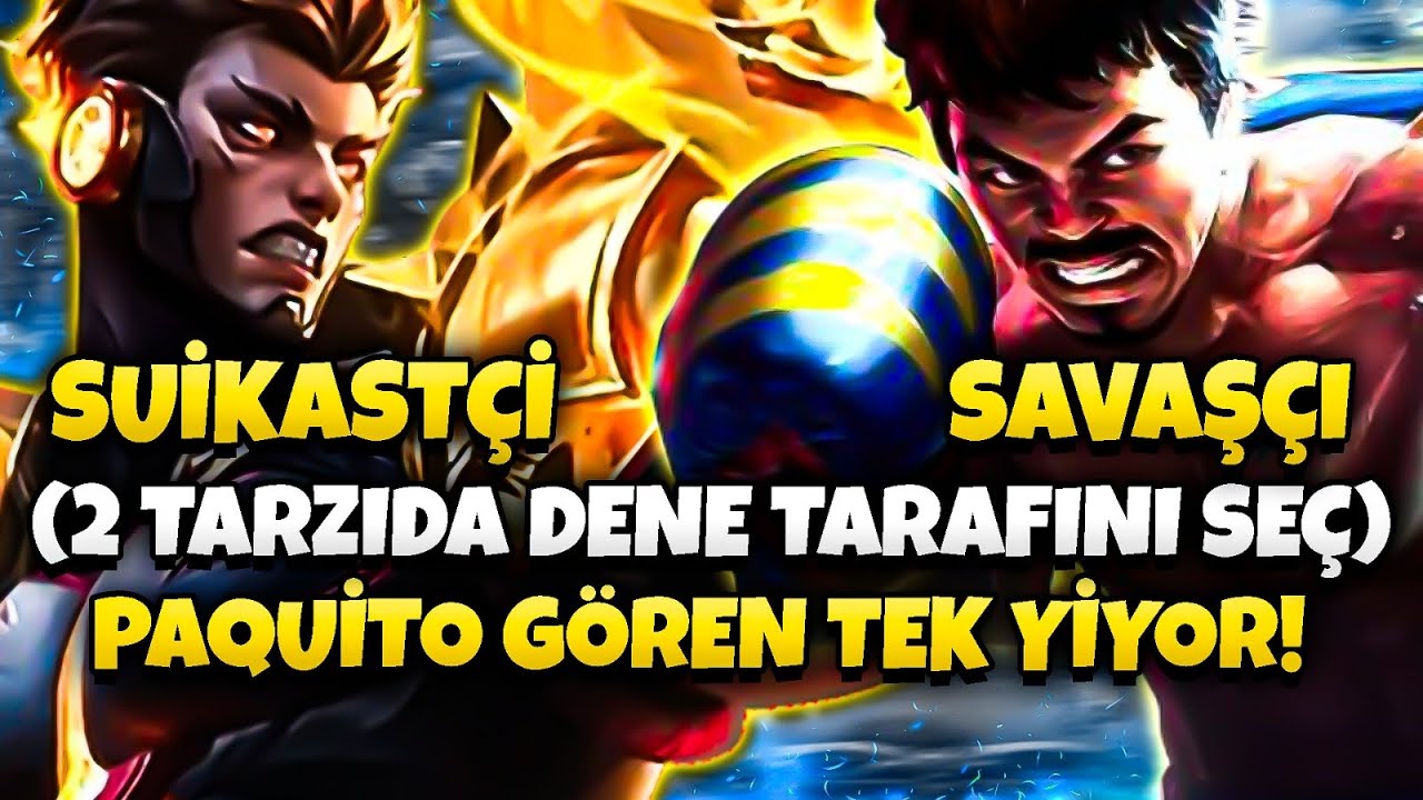 PAQUİTO'YU HARİTADAN GÖREN TEK YEDİ! - HEM SUİKASTÇİ HEM DE SAVAŞÇI 2 TARZ! - Mobile Legends