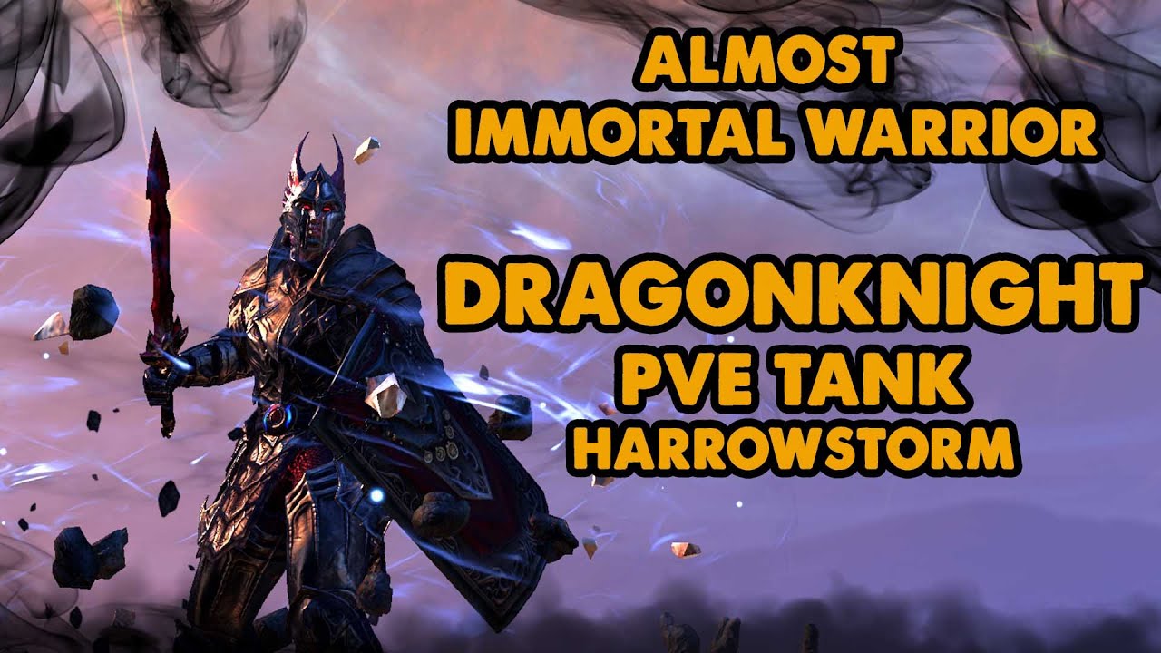 ESO - Almost Immortal Warrior - PVE Dragonknight Tank Build - (Harrowstorm)