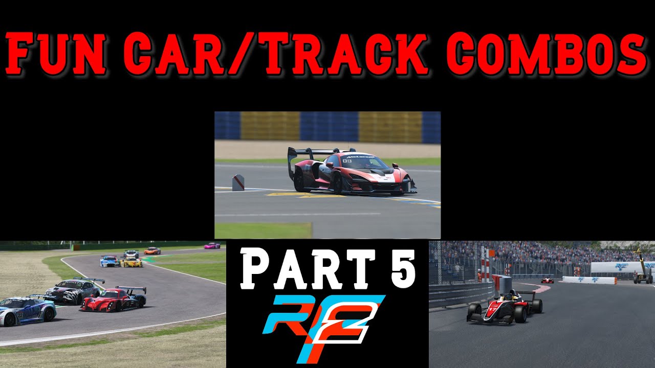 3 Fun Car/Track Combos in rFactor 2