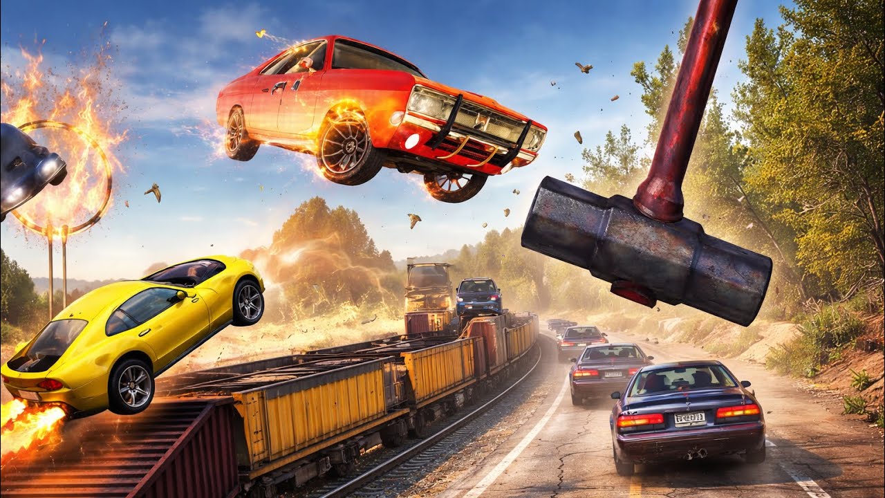 Dangerous Mega Ramp Car Racing Gameplay 😱 | Insane Ramp Stunt Racing Android Game