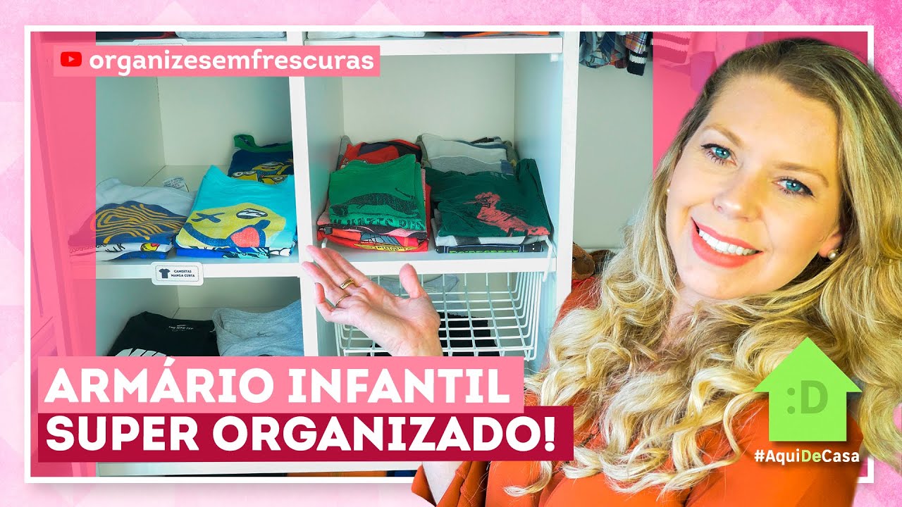 Como organizar armário infantil com Rafa Oliveira