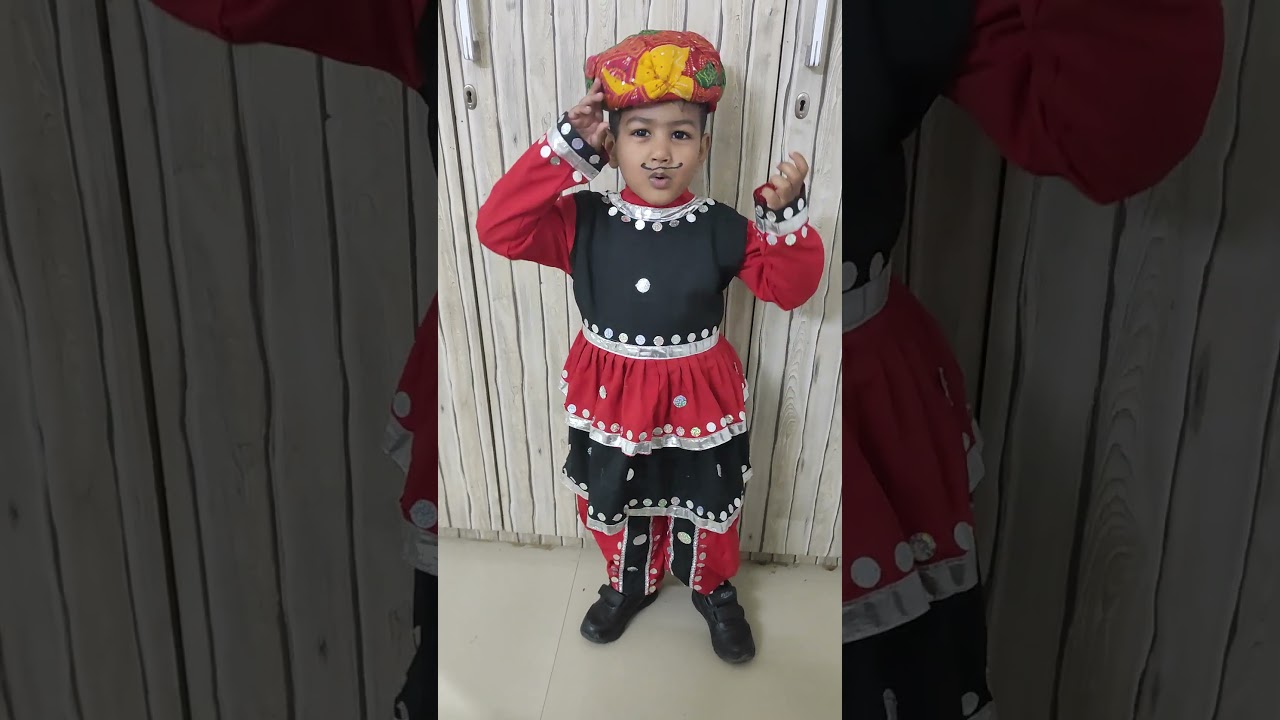 Rajasthani dress up| Rajasthan | Padharo hamare desh | fancy dress competition #children #fancydress