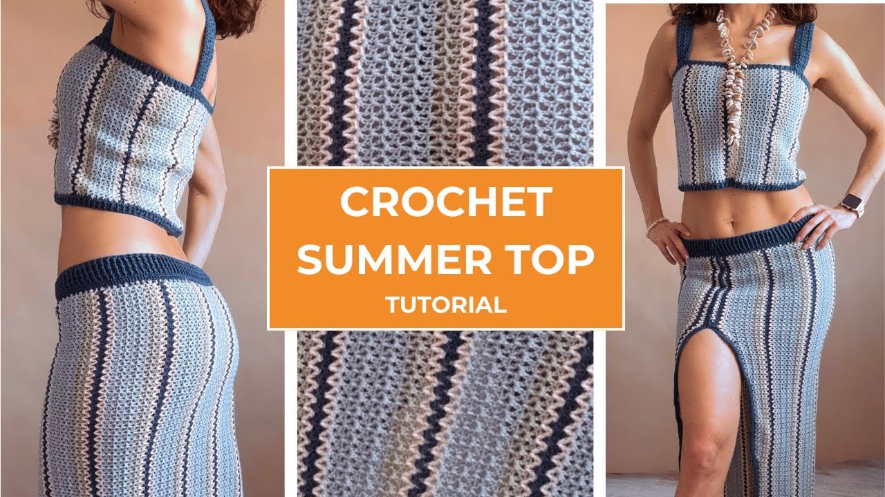 How to Crochet a Summer Top | Easy Stitch & Yarn Finishing Tips