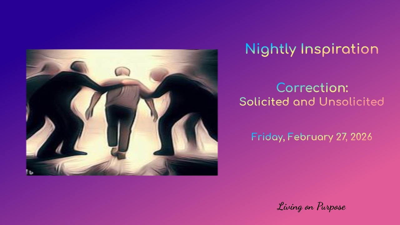 Correction: Solicited and Unsolicited