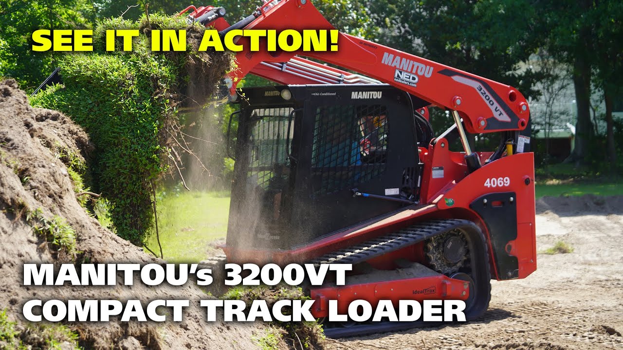 Manitou 3200VT Compact Track Loader Tears Up Sod For A Garage Pad - NED TALKS # 63.