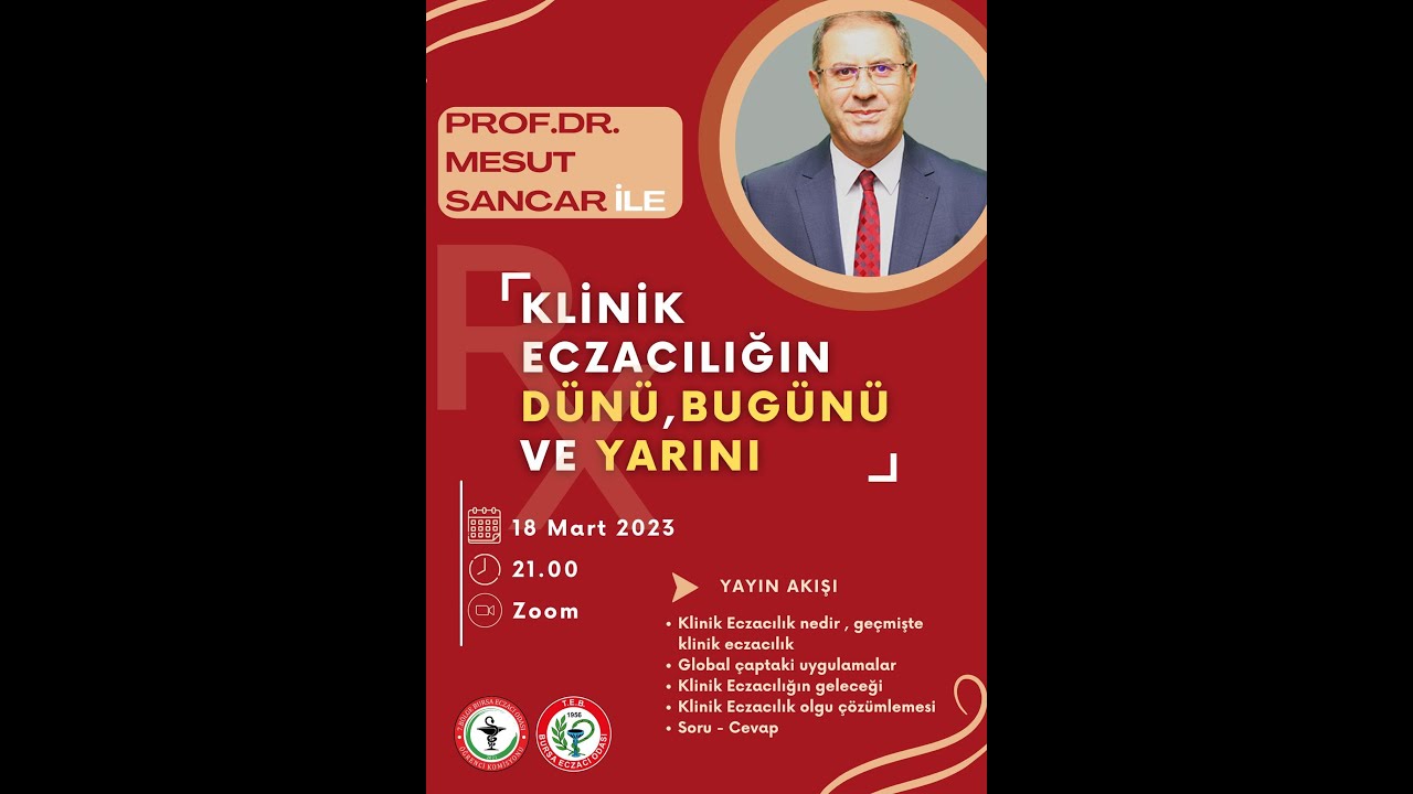BEO Öğrenci Komisyonu | Prof.Dr.Mesut Sancar İle Klinik Eczacılığın Dünü Bugünü ve Yarını
