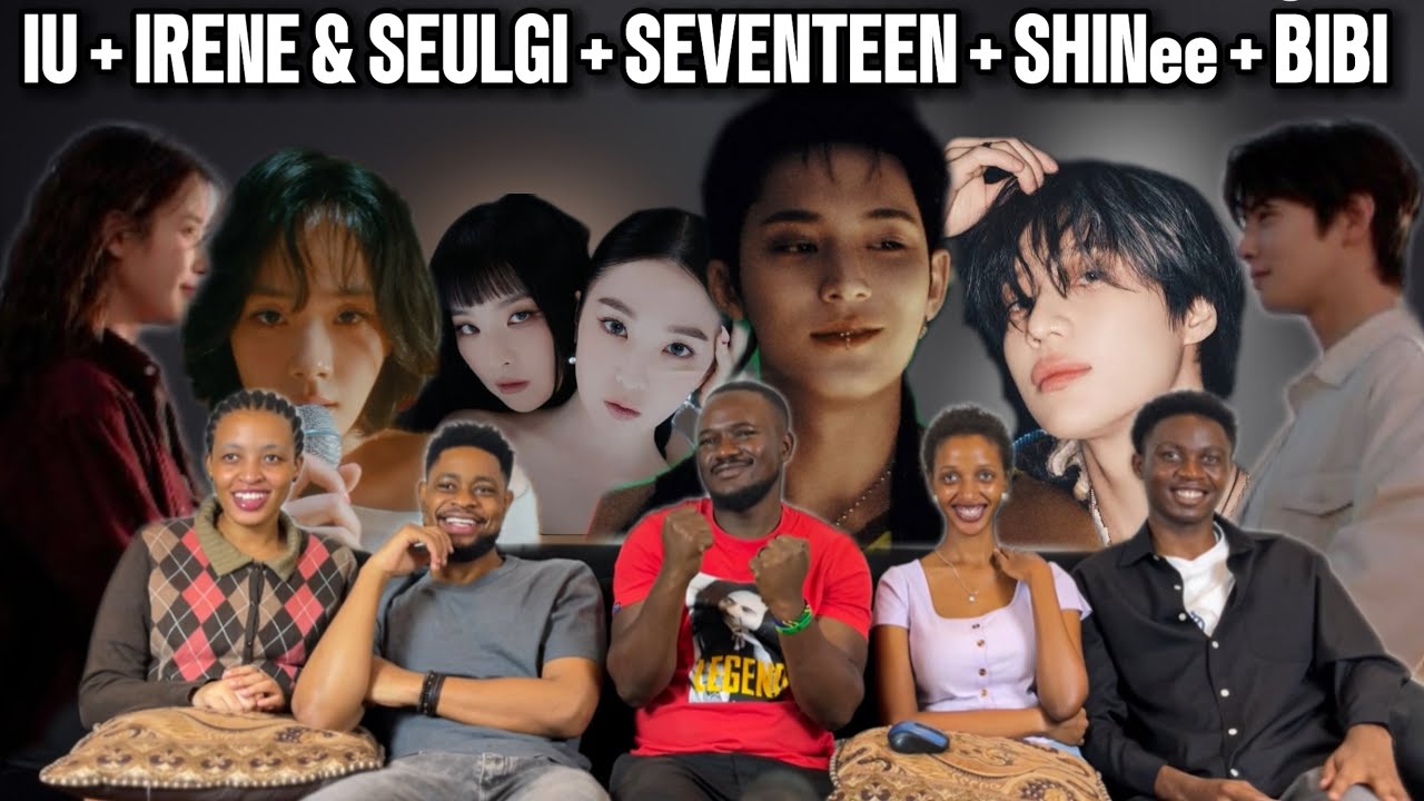 Our Reaction to New K-pop Releases | IU, IRENE & SEULGI, SEVENTEEN, SHINee, BIBI