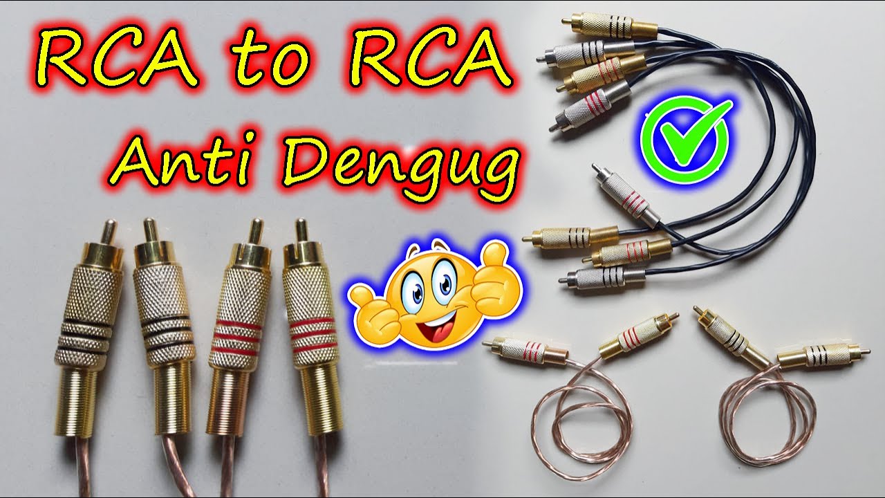 Cara Pasang RCA to RCA ‼️ Memasang Jack Kabel Head Skerem Makita Socket Soket Cabang Input Output
