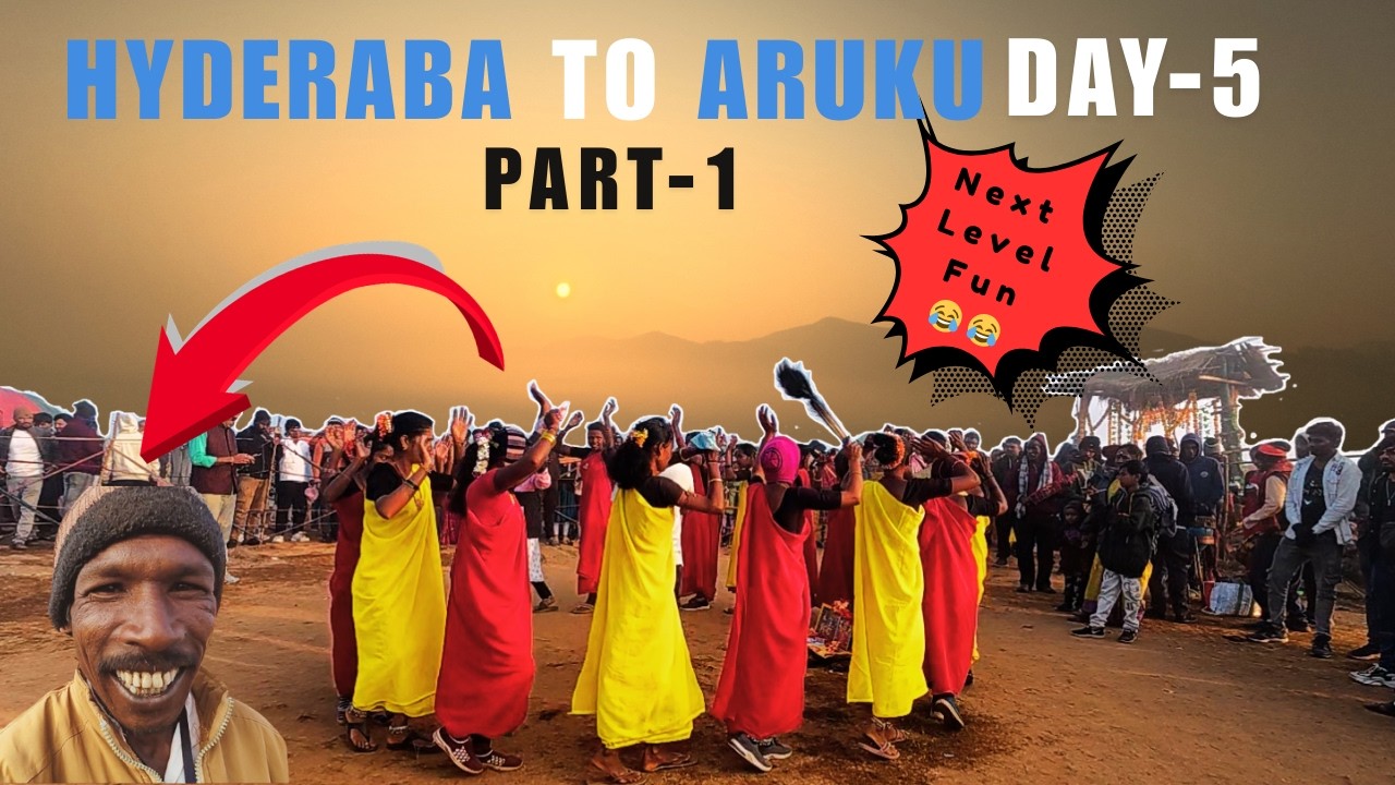 Hyderabad To Aruku | Day-5 | Part-1 | Next Level Fun With Stranger's | @Abhivlogs-68