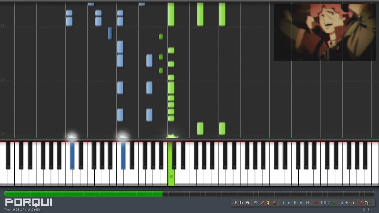 Shingeki no Bahamut: Genesis Opening - EXiSTENCE (Synthesia)