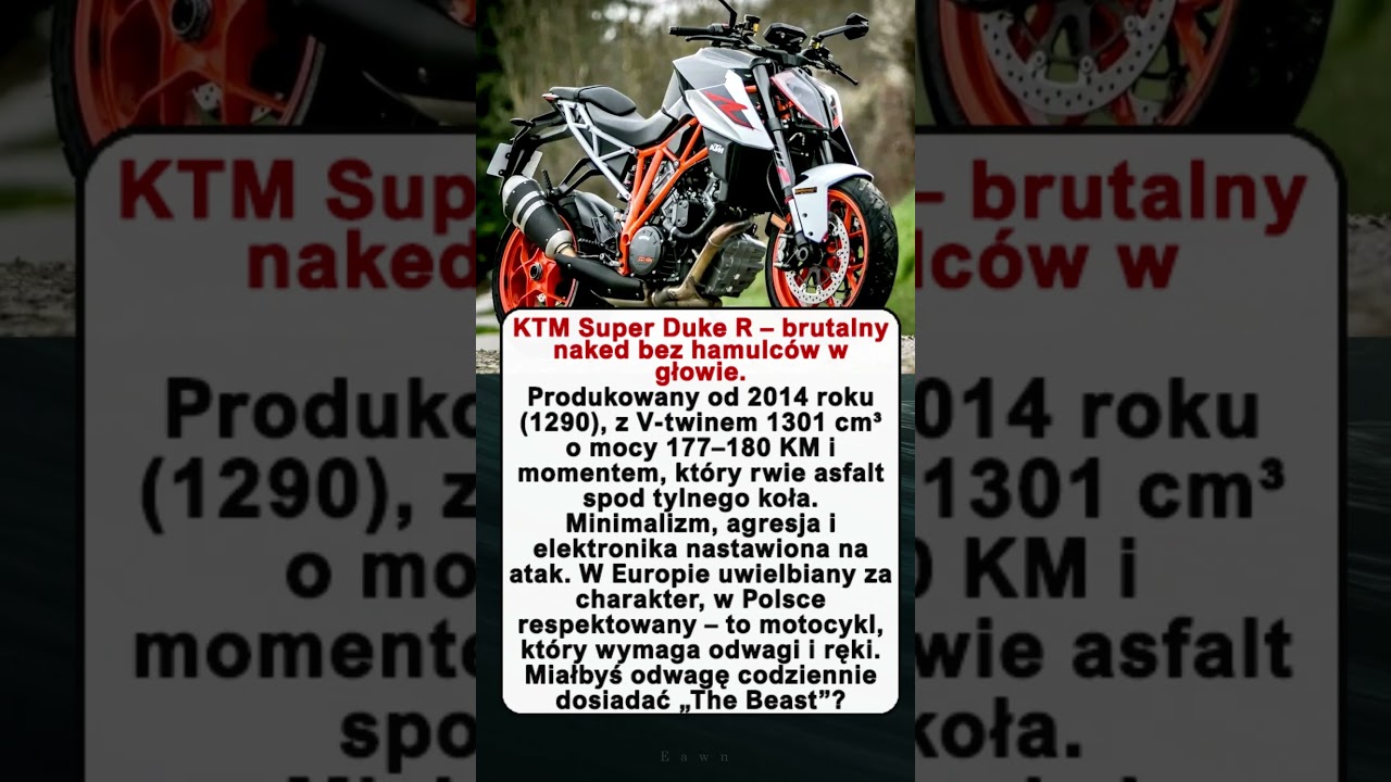 KTM Super Duke R – brutalny naked bez hamulców w głowie.