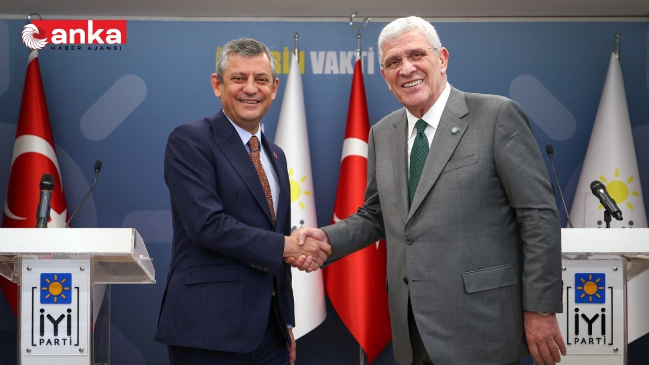 CHP Genel Başkanı &Ouml;zg&uuml;r &Ouml;zel, İYİ Parti Genel Başkanı M&uuml;savat Dervişoğlu'nu ziyaret etti #Canlı