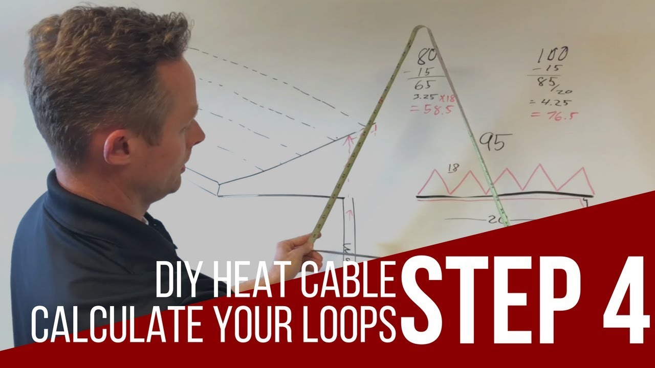 DIY HEAT CABLE | STEP 4 | CALCULATE YOUR "ZIG ZAGS"
