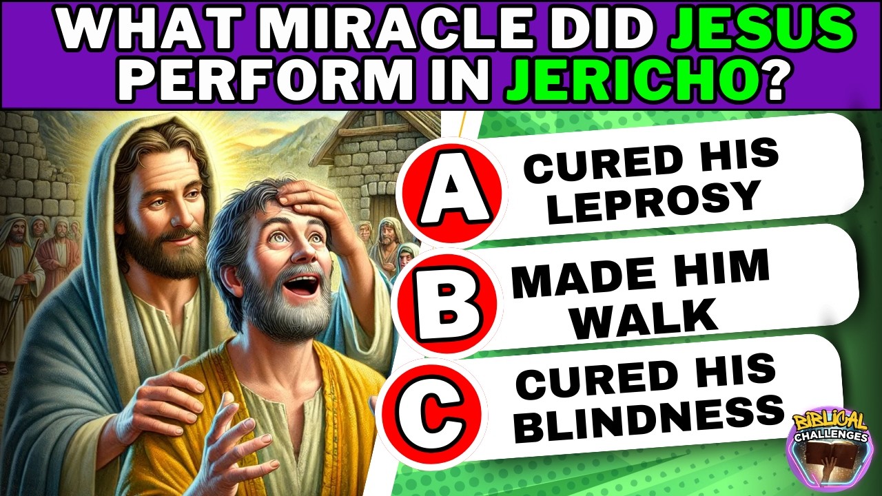 QUESTIONS ABOUT JESUS ​​​​​​CHRIST | THE LIFE OF JESUS ​​​​​​| and his MIRACLES |BIBLE CHALLENGES