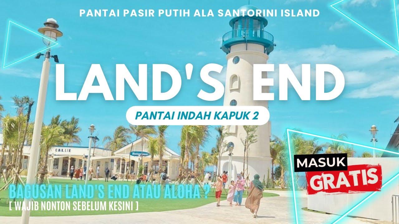 LAND'S END PIK 2 BARU BUKA LANGSUNG RAME & VIRAL‼️ Wisata Pantai Pasir Putih Terbaru di PIK