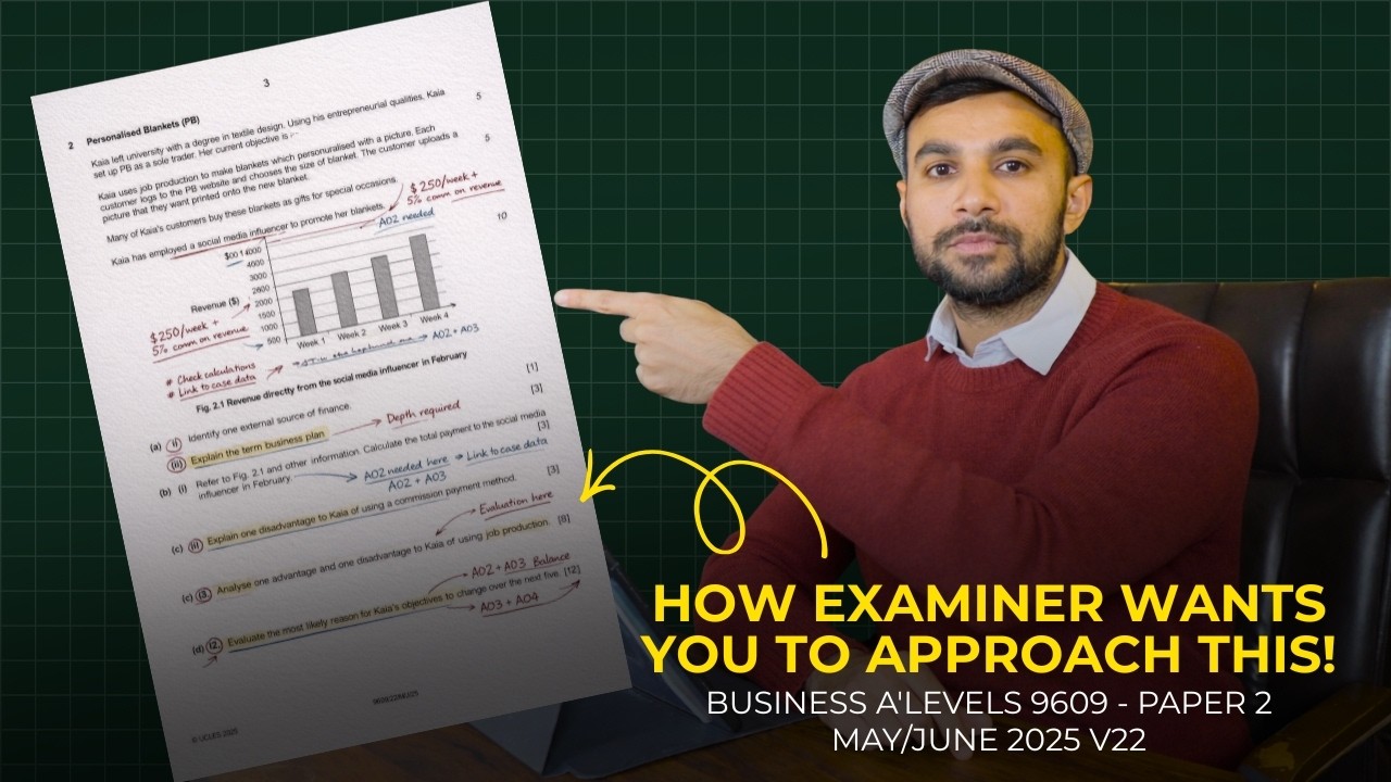 How to Read & Break Down Paper 2 Case Studies | May, June 25, V22 | A-Level Business (9609)