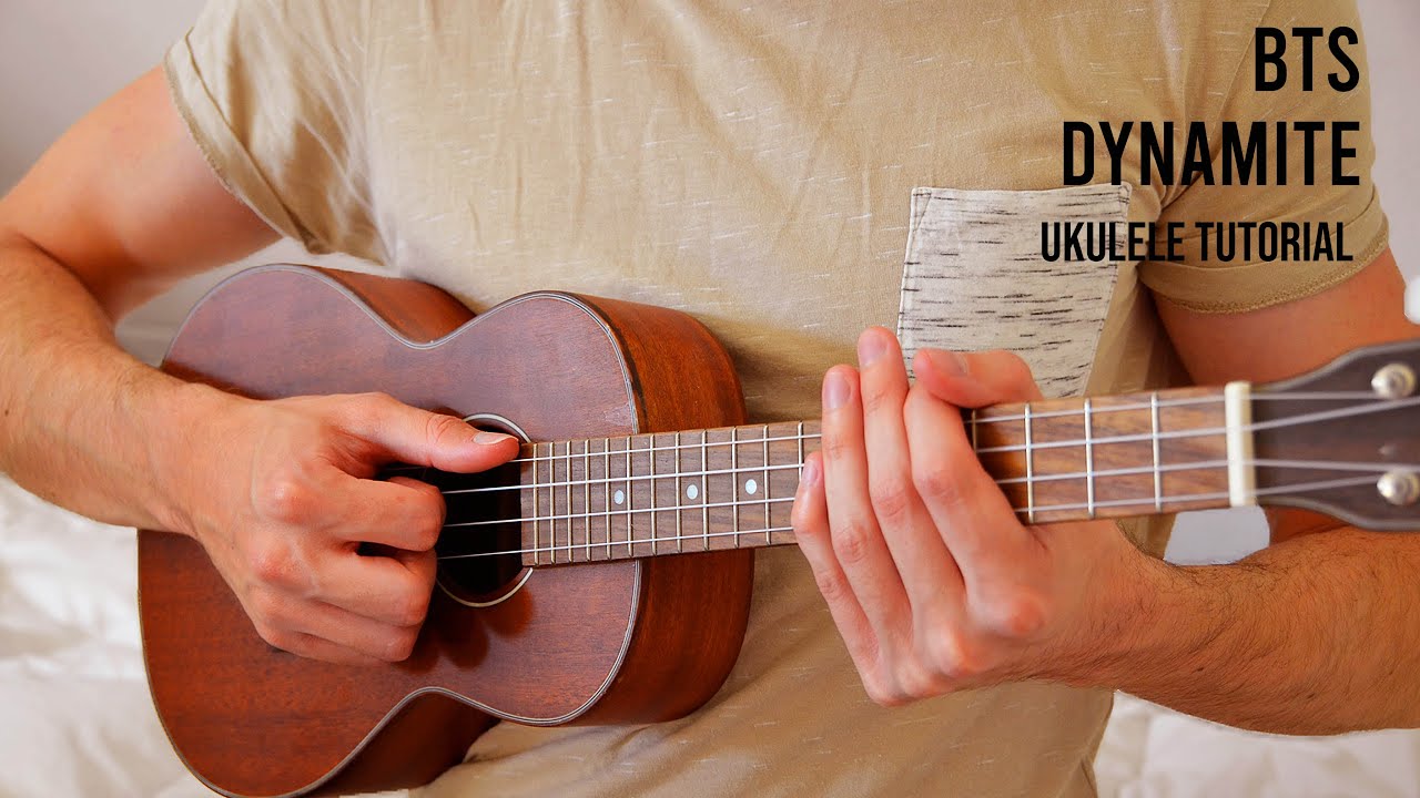 BTS – Dynamite EASY Ukulele Tutorial With Chords / Lyrics