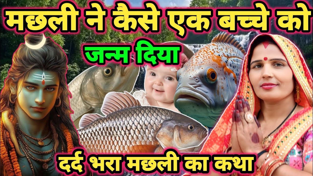 मछली का दर्द कथा|shiv charcha|shiv charcha katha|shiv charcha geet|shiv charcha bhajan|#katha|