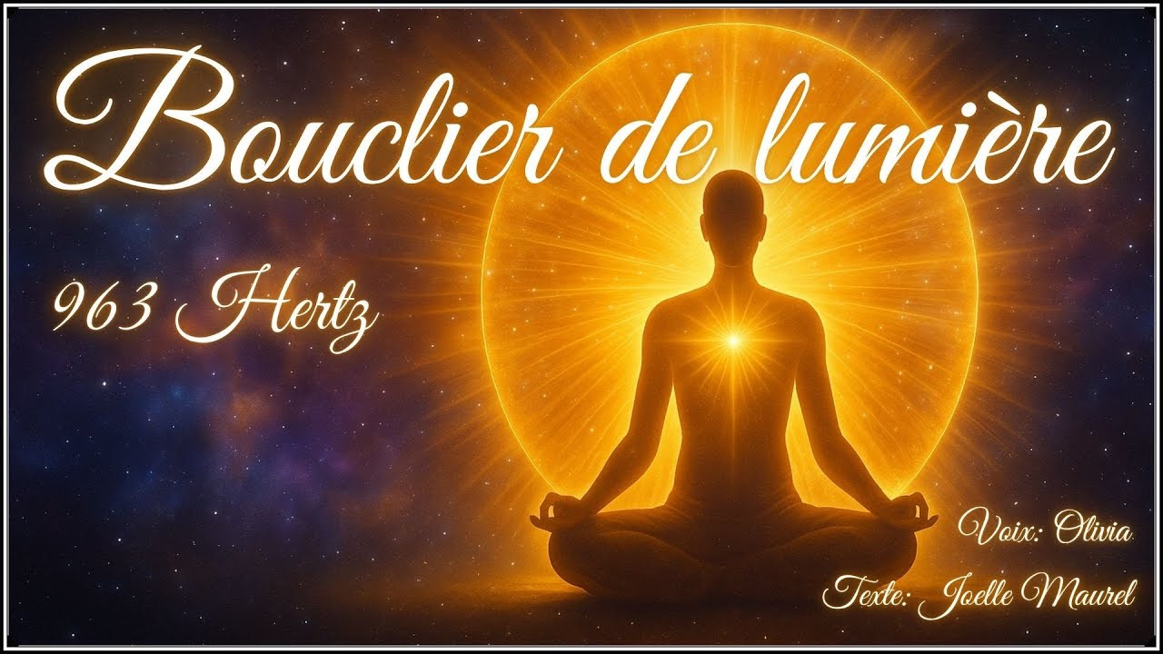 🌸 Méditation guidée - Le bouclier de lumière - Protection - 963 hertz