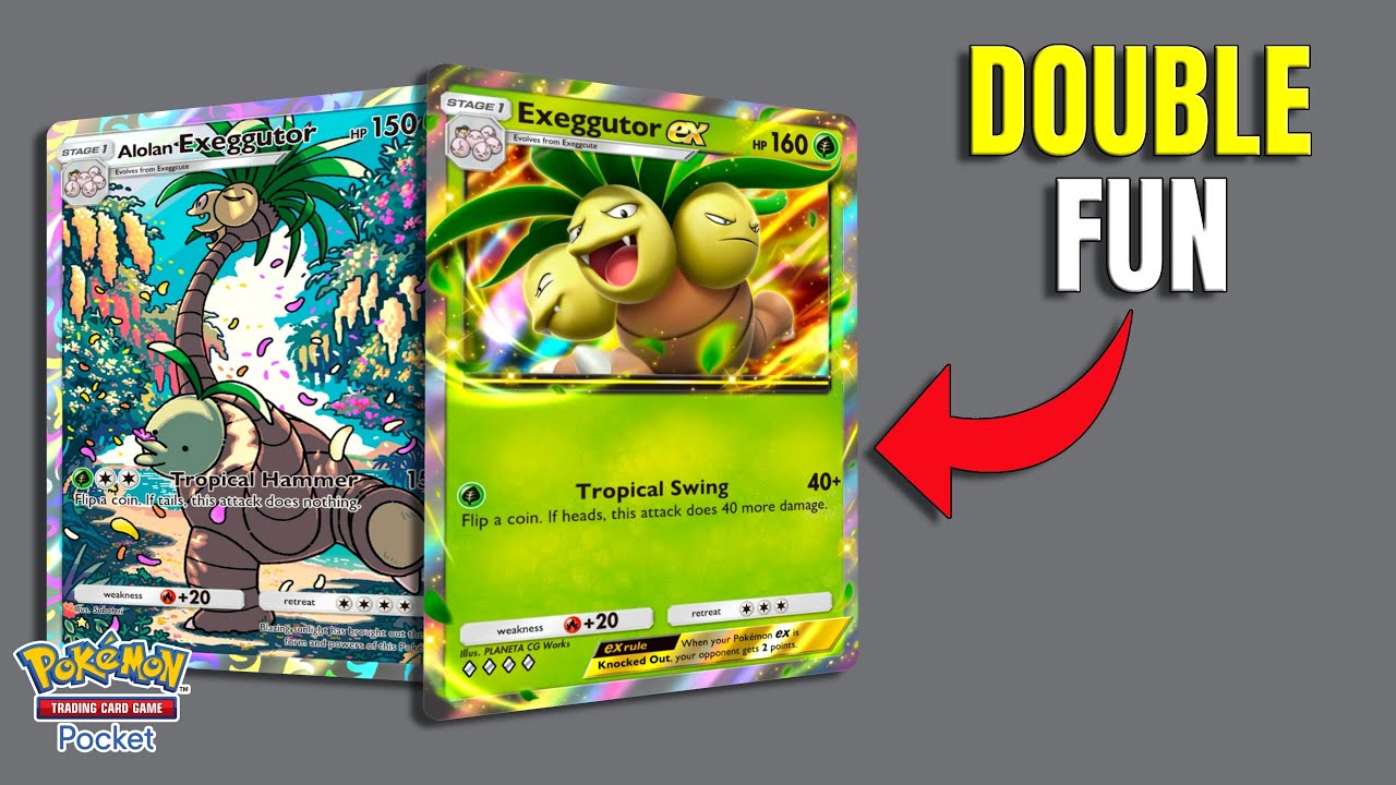 DOUBLE Exeggcutor Is TOO STRONG | Pokémon TCG Pocket