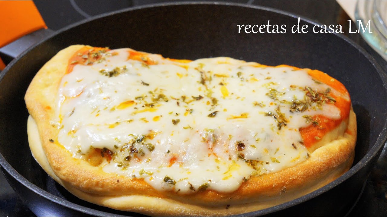 PIZZA CALZONE SIN HORNO RECETA FÁCIL