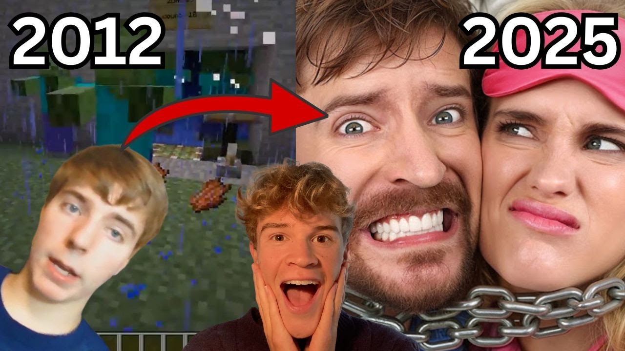 MrBeast’s First vs Latest Video | Becoming Extraordinary