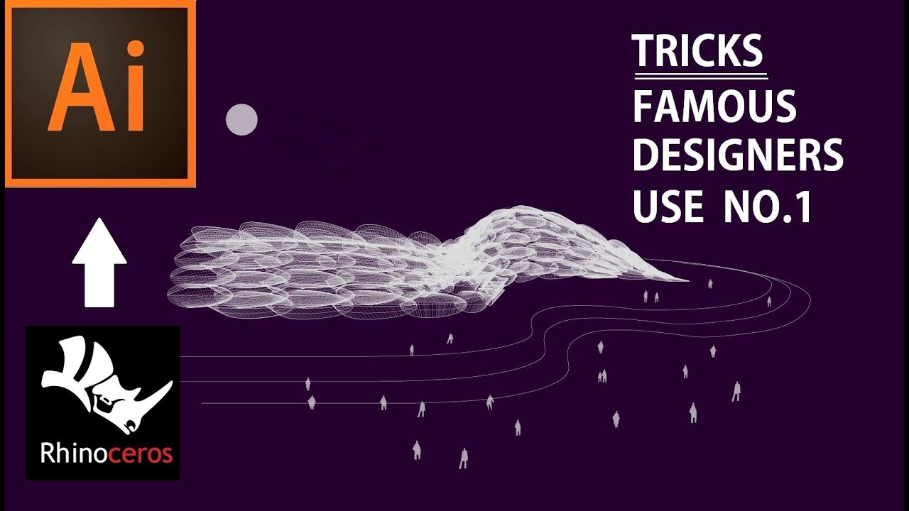 TRICKS FAMOUS ARCHITECTS USE - RHINO TO ILLUSTRATOR NO.1