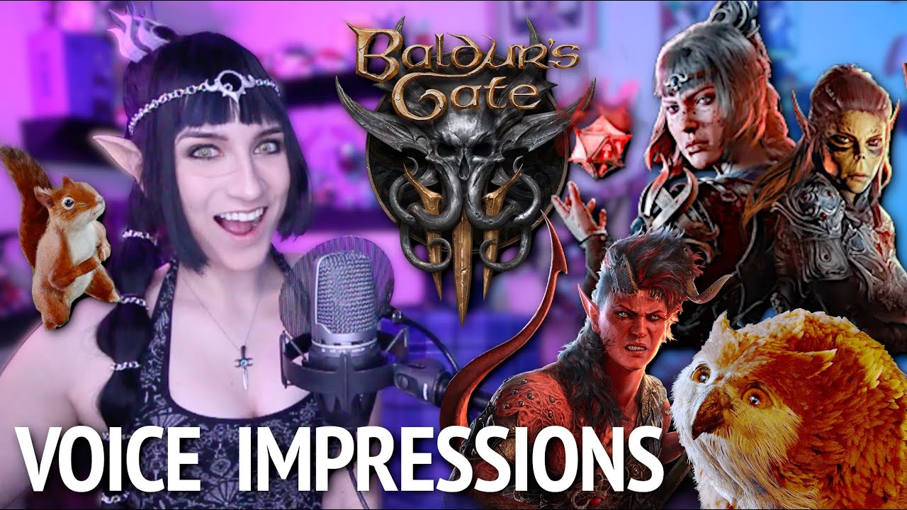 Baldur's Gate 3 Character VOICE IMPRESSIONS (Act 1 ONLY)