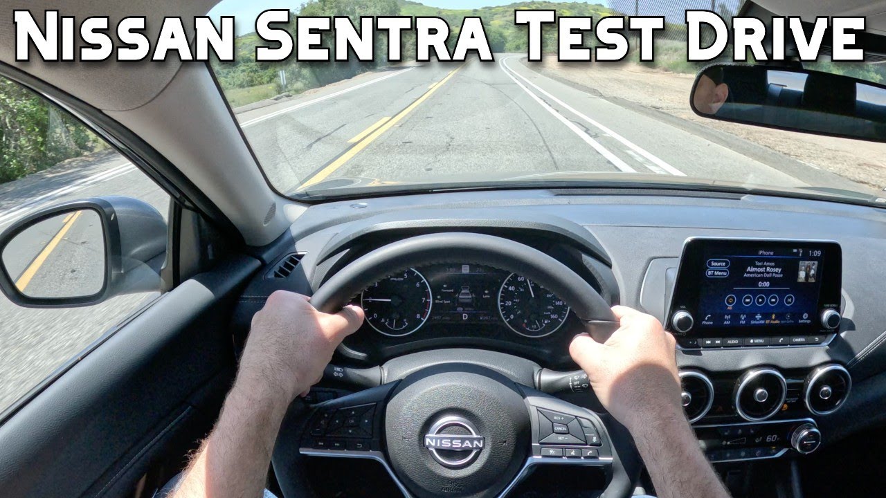 2025 Nissan Sentra SV POV Test Drive -- The Sportiest Compact Sedan?