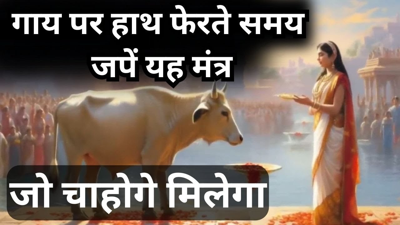 गाय पर हाथ फेरते समय जपें यह मंत्र, देखें चमत्कार, जो चाहोगे मिलेगा। #bezelop