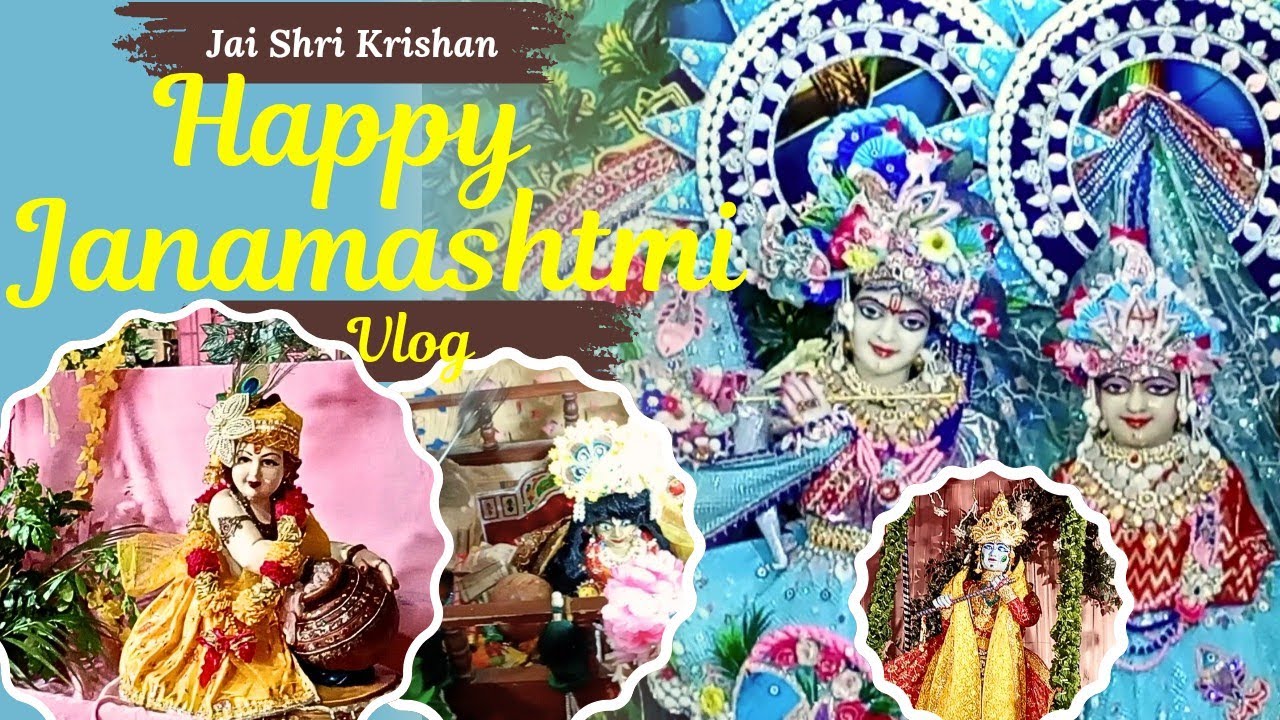 Janamashtmi Vlog 2025 | Krishna Mandir Model Town Ludhiana | Jai Sri Krishna🙏🏻 @harpreetgharial ​