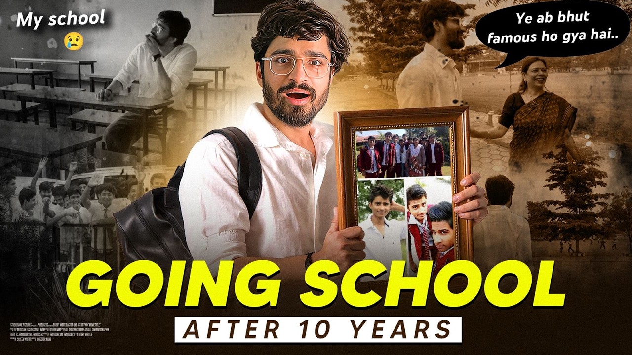 MY FIRST VLOG 🎥 - Going School After 10 YEARS 🥹💕  | Ritik Mishra