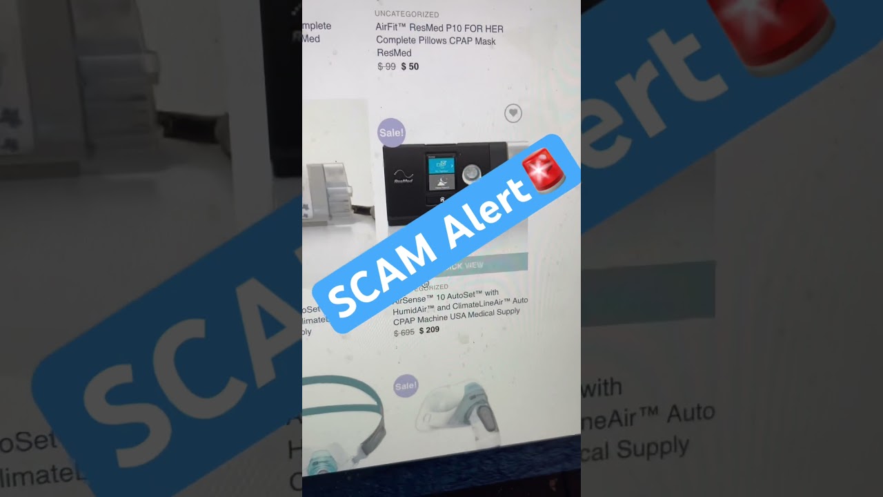 🚨 Scam Alert! USAMedicalSupply.shop is a SCAM posting ResMed, Philips, & F&P  #shorts
