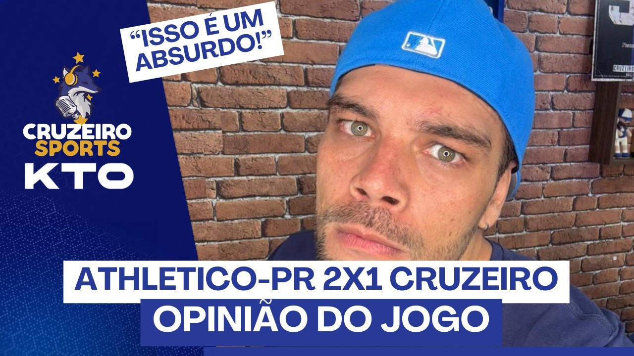 🔥“ISSO É UM ABSURDO!” - DIOGO MEDEIROS ANALISA A DERROTA DO CRUZEIRO