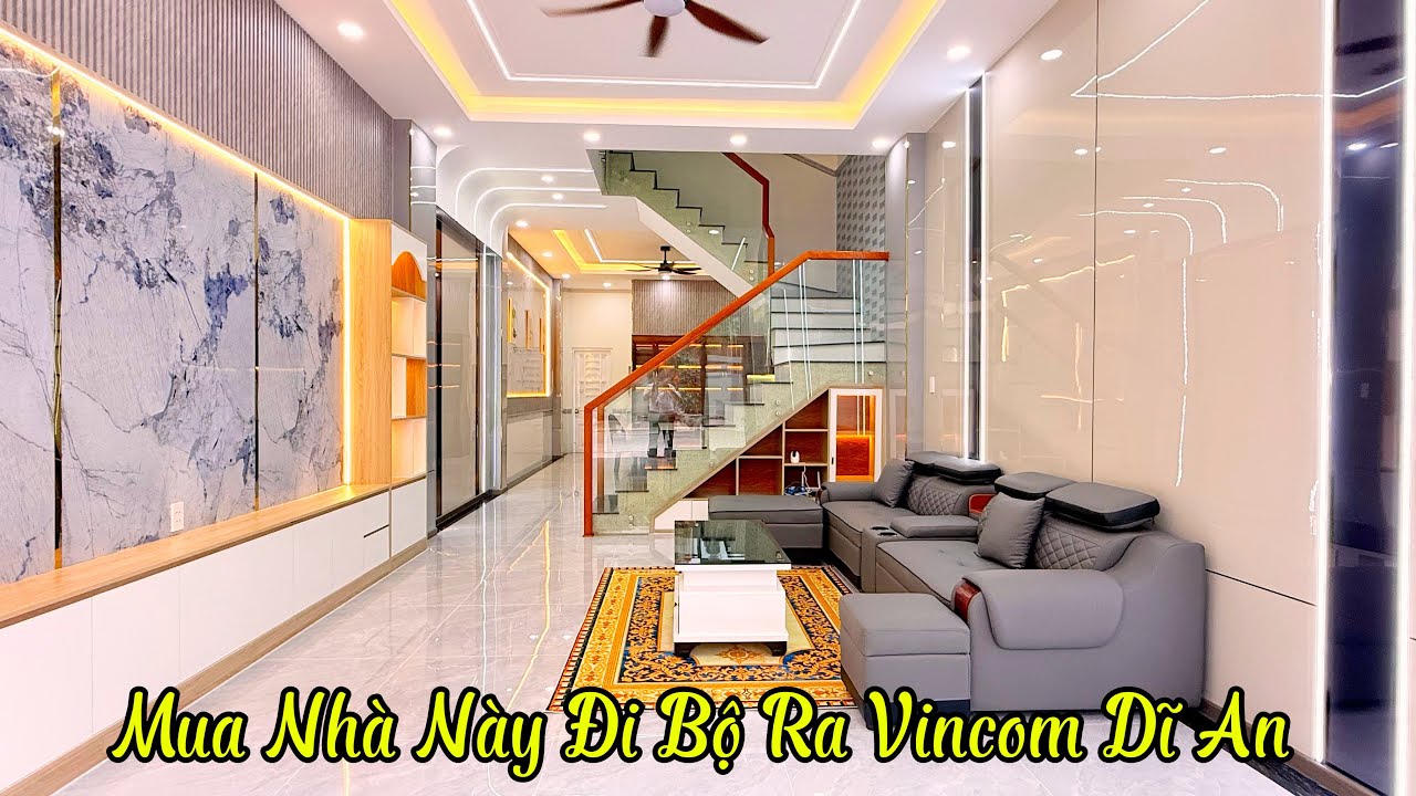 Căn Nhà Này Đi Vincom Dĩ An Sẽ Đi Bộ - Nhà 1 Trệt 2 Lầu Tại Tp.Dĩ An (Cũ) - Gần Chợ Đầu Mối Thủ Đức
