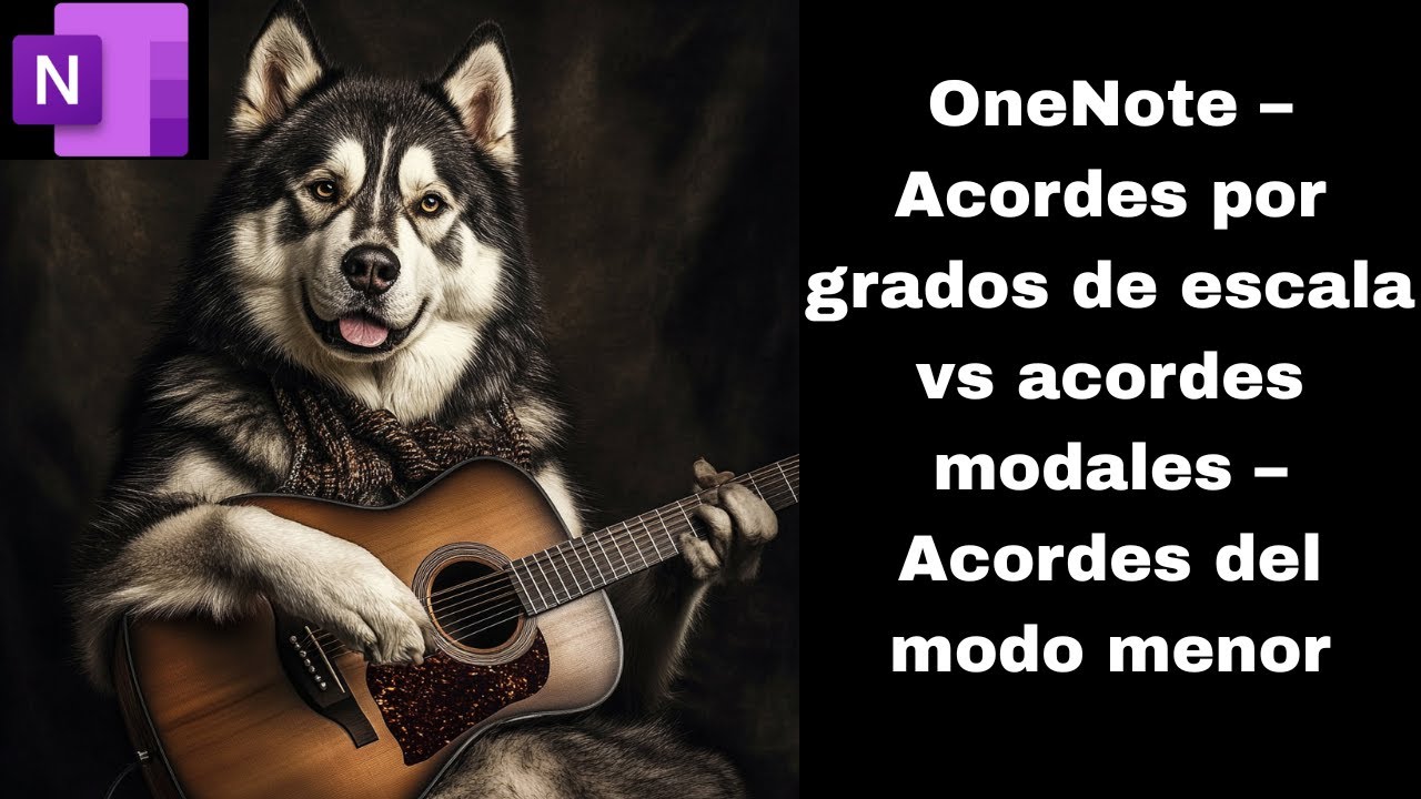 OneNote – Acordes por grados de escala vs acordes modales – Acordes del modo menor 1364