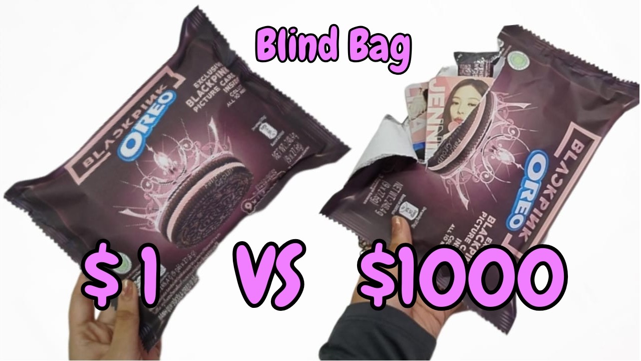 Unboxing Blackpink Oreo 🖤 Black version 🖤 Paper Squishy Blind Bag #asmr #blindbagpaper #blackpink