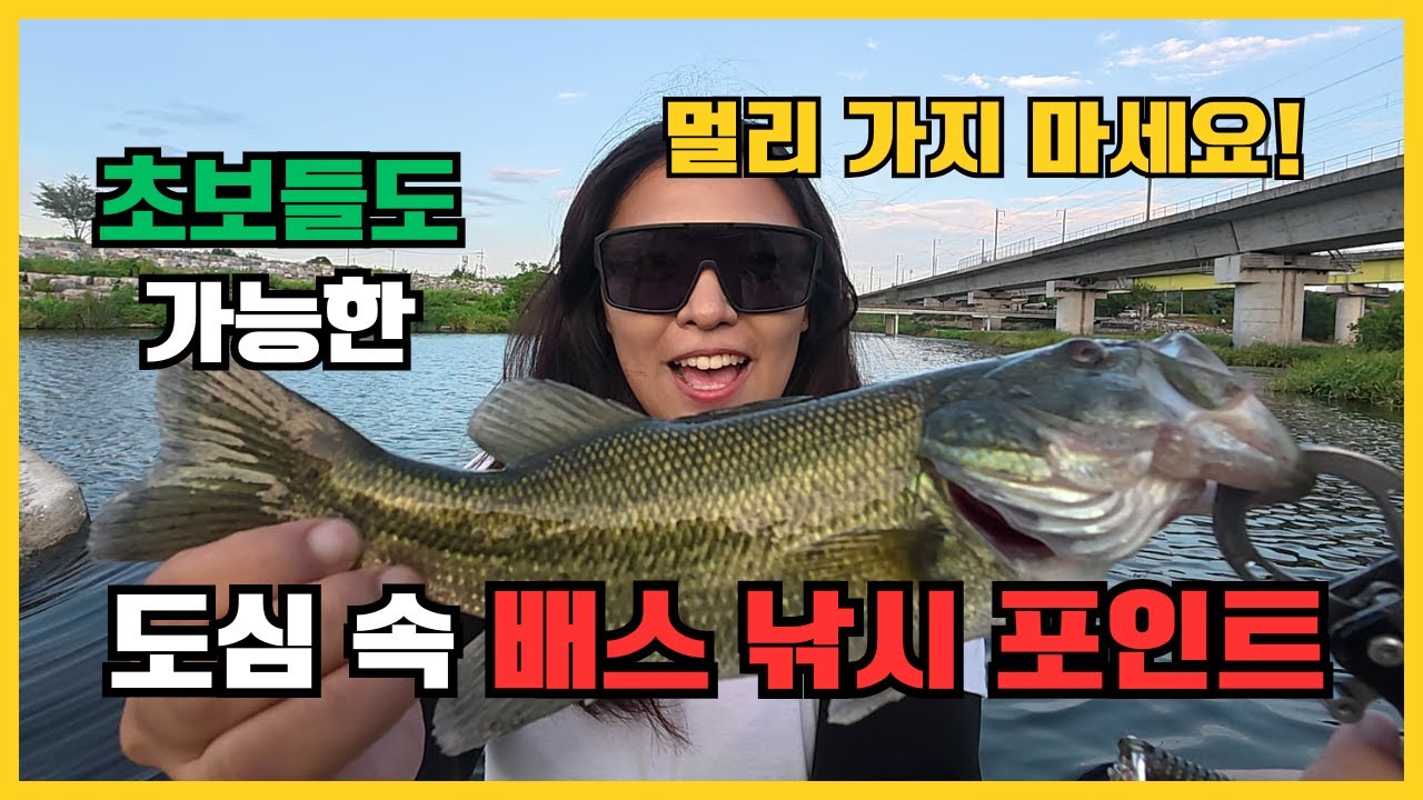 멀리 가지 마세요! 도심속 배스낚시 포인트 공개!