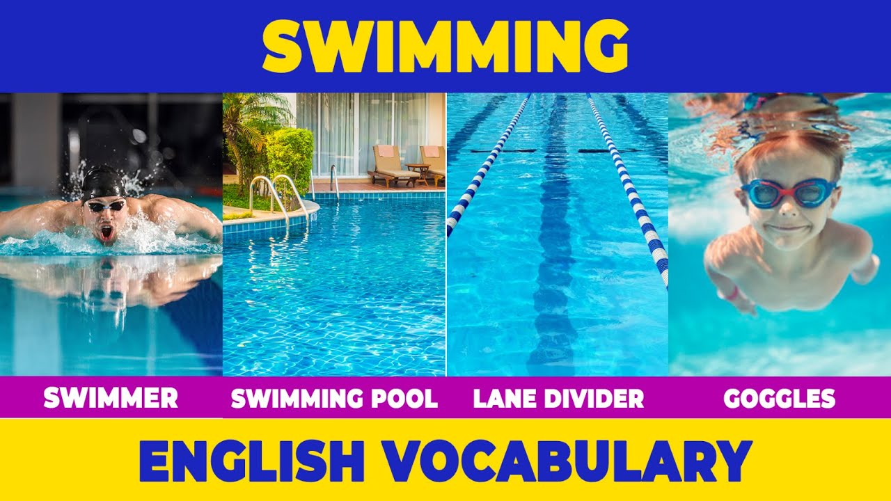 Swimming Vocabulary: Learn English Words with ESL Review