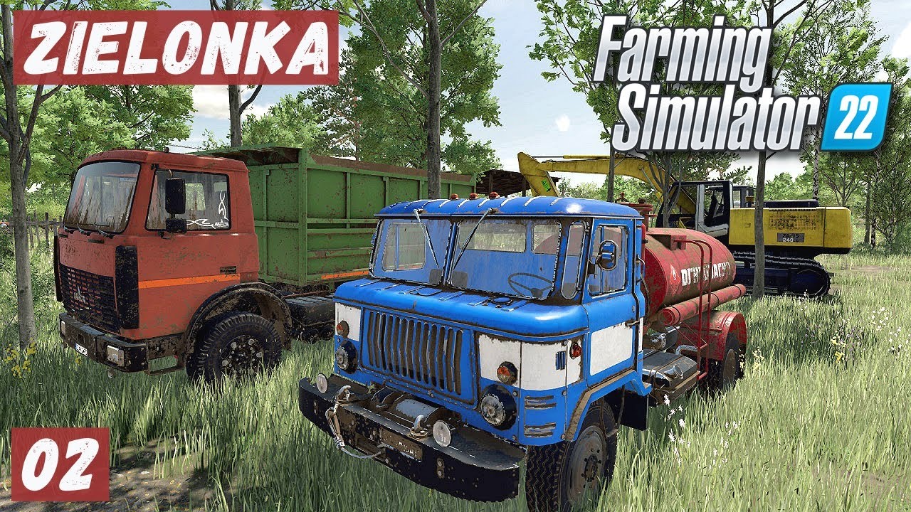 FS 22 - ZIELONKA.  Приехал к ПЕРЕКУПЩИКУ.  Техника ГЛОХНЕТ.  Посадил СВЕКЛУ.  Купил КУР # 02
