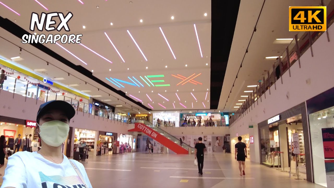 Serangoon NEX Shopping Mall in Singapore | Walking Tour | Feb 2022 [4K]