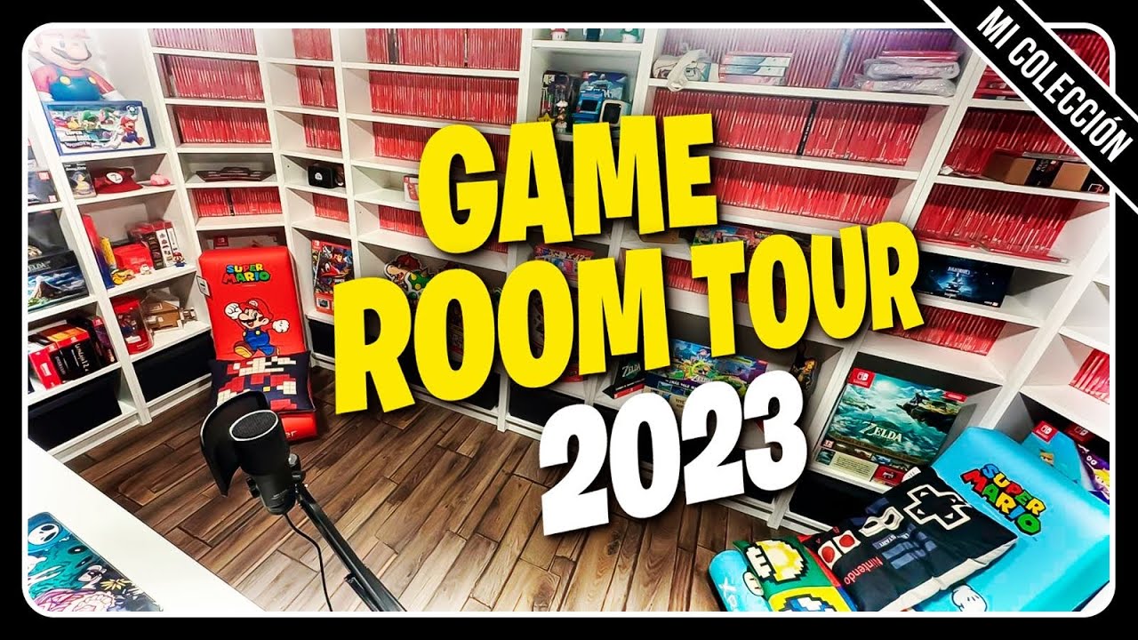 GAME ROOM TOUR 2023. Mi COLECCIÓN de VIDEOJUEGOS al COMPLETO