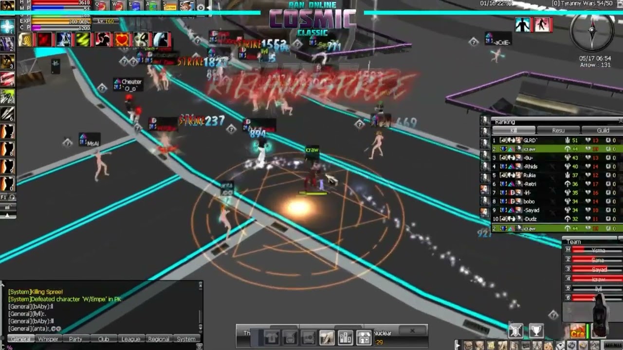 Cosmic Ran EP4 Classic Anarchy Guild TW Highlights